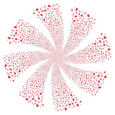 Yen havai fişek girdap döndürme