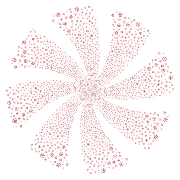 Kar tanesi havai fişek girdap döndürme