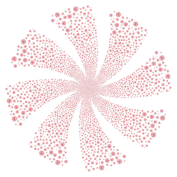 Güneş sistemi havai fişek girdap döndürme