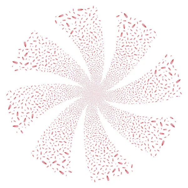 Termometre havai fişek girdap çiçek