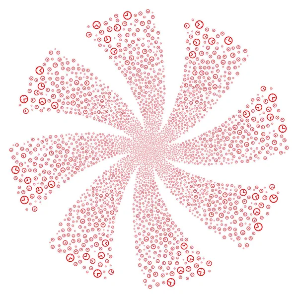 Zaman havai fişek girdap döndürme