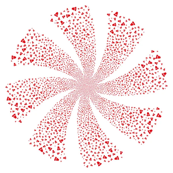 Kadın havai fişek girdap döndürme