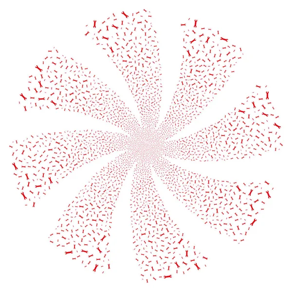 İngiliz anahtarı havai fişek girdap çiçek