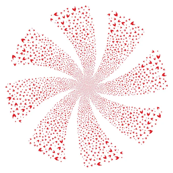 Yat havai fişek girdap döndürme