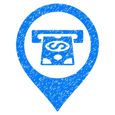 Para işaretçi Grunge simgesi