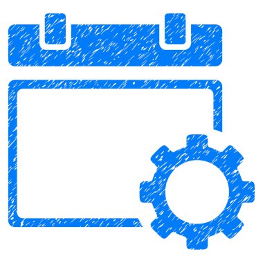 Takvim sayfası seçenekleri Grunge simgesi dişli