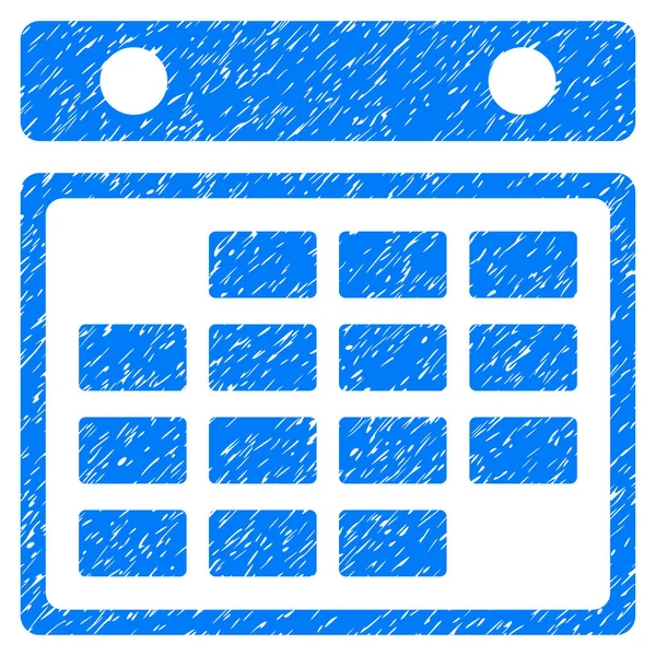 Grunge pictogram van de kalender van de maand — Stockvector