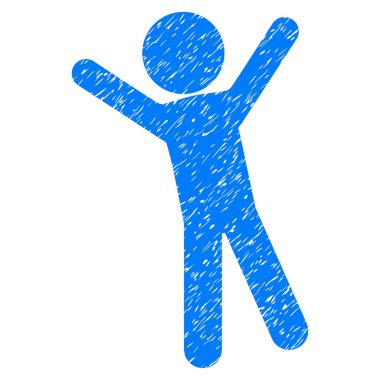 Çocuk sevinç Grunge simgesi