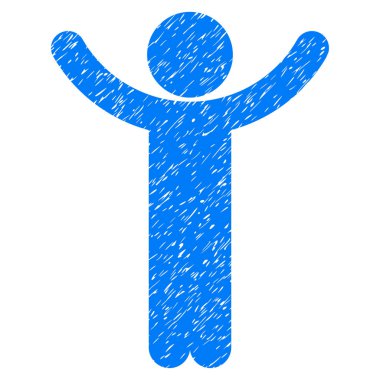 Eller yukarı çocuk Grunge simgesi