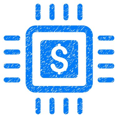 İşlemci fiyatı Grunge simgesi