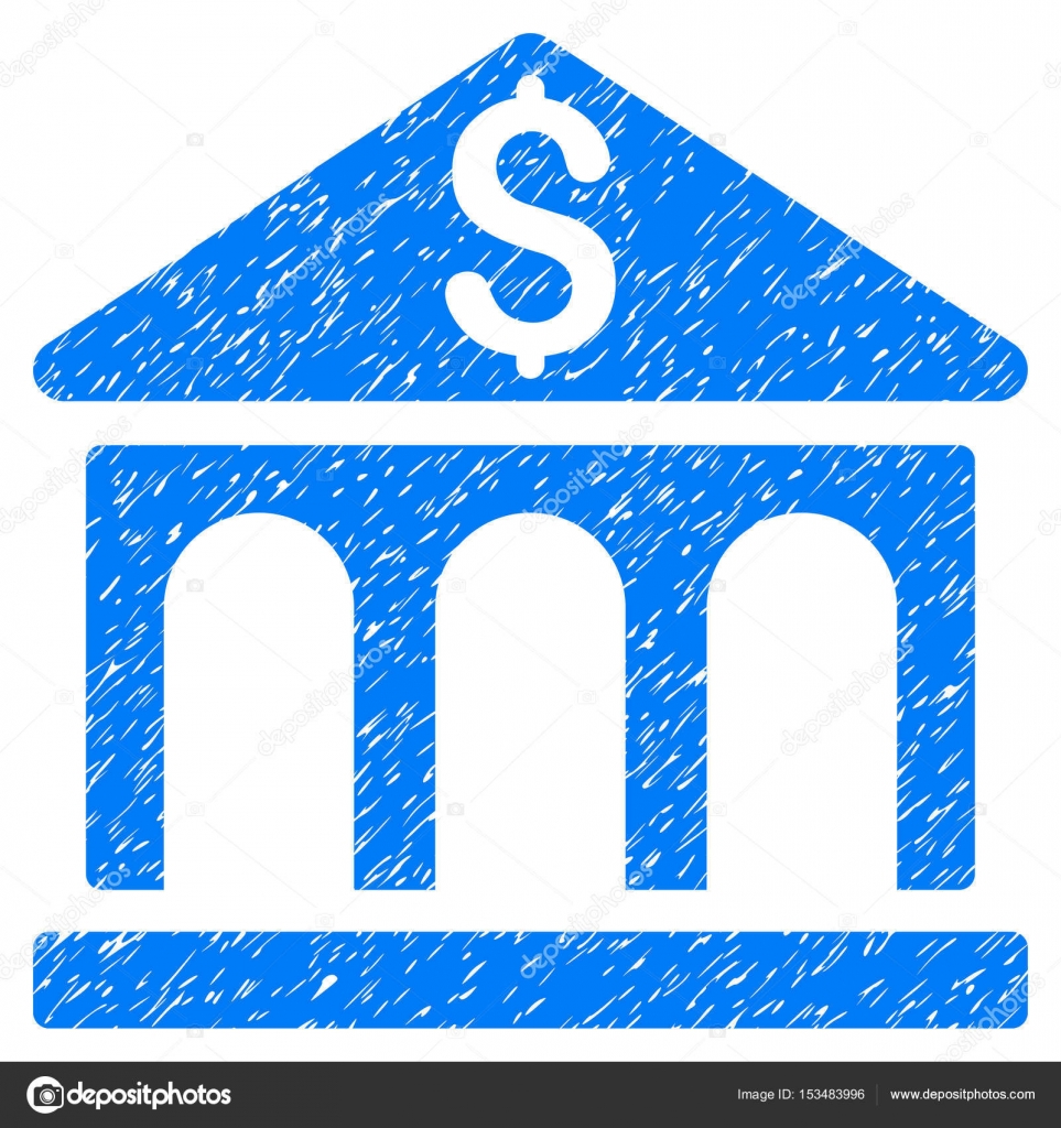 Batiment De Banque Grunge Icone Image Vectorielle Par Ahasoft C Illustration
