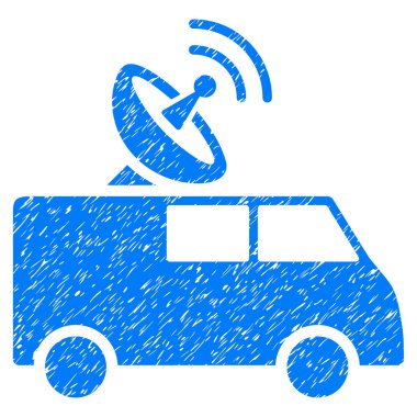 Radyo kontrol araba Grunge simgesi