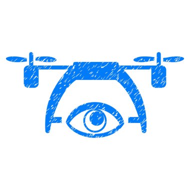 Video Spy Drone Grunge simgesi