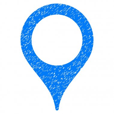 Harita işaretleyici Grunge simgesi