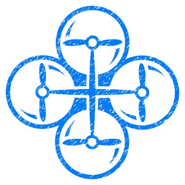 Dört helikopter Grunge simgesi