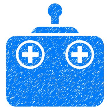 Uzaktan kumanda aygıtı Grunge simgesi