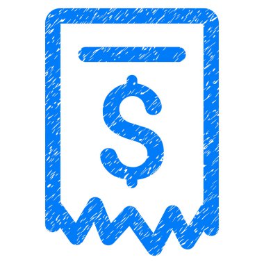 Ödeme makbuzu Grunge simgesi