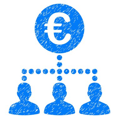 Euro ödeme istemcileri Grunge simgesi