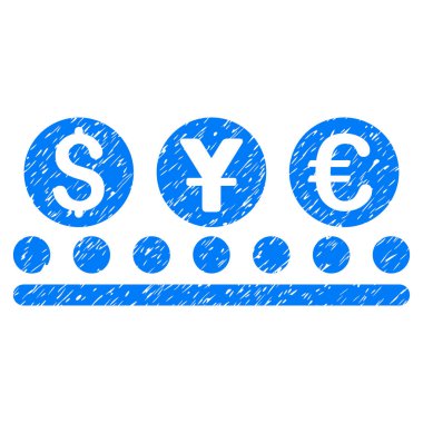 Para konveyör Grunge simgesi