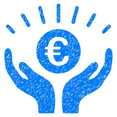 Euro refah Grunge simgesi