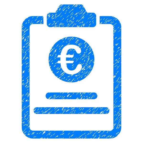 Euro priser Pad Grunge ikonen — Stock vektor