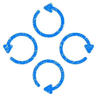 Döndürme Grunge simgesi