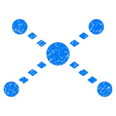 Noktalı bağlantılar Grunge simgesi