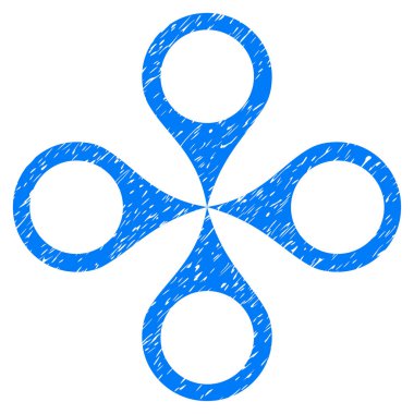 Harita işaretleri Grunge simgesi