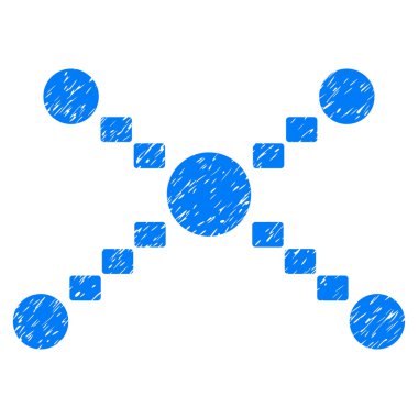 Noktalı bağlantılar Grunge simgesi