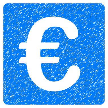 Euro mali Grunge simgesi