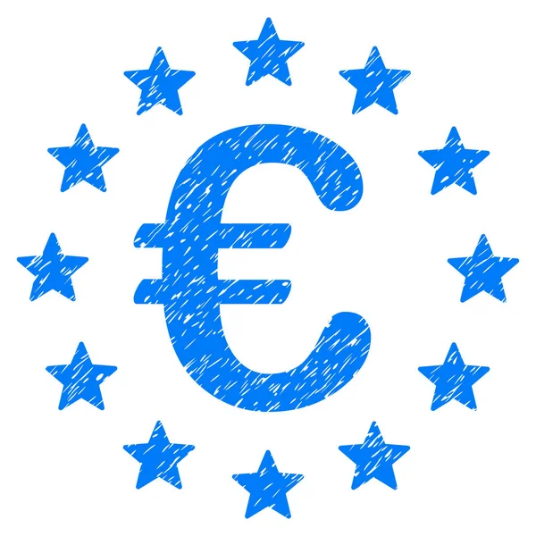 União Europeia Grunge Icon — Vetor de Stock