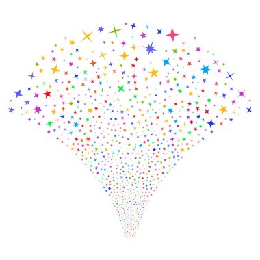 Konfeti yıldız çeşme dere