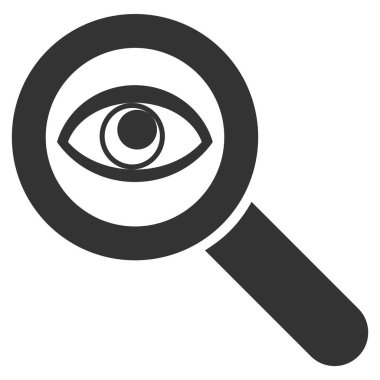 Göz keşfetmek vektör simgesi