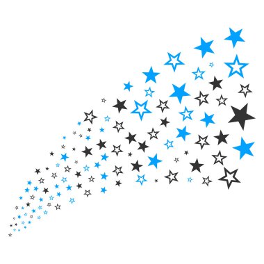 Dekorasyon yıldız kaynak akışı