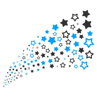 Dekorasyon yıldız kaynak akışı