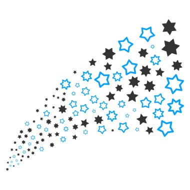 Dekorasyon yıldız kaynak akışı