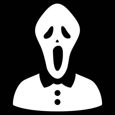 Korku vektör simgesi