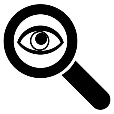 Göz keşfetmek vektör simgesi