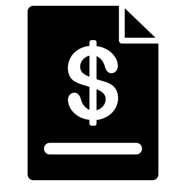 Fatura vektör simgesi