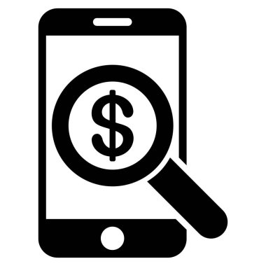 Telefon denetim vektör simgesi