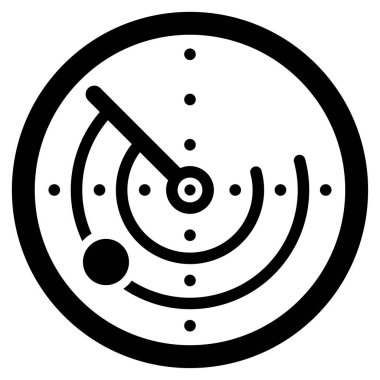 Radar vektör simgesi