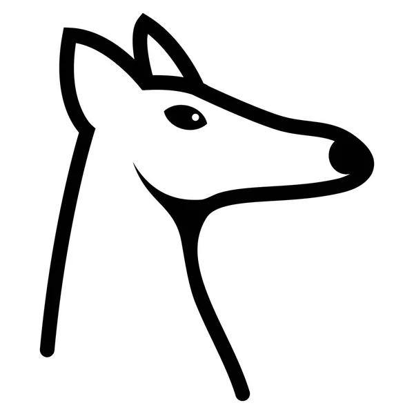 Fox hoofd Vector Icon — Stockvector