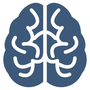 beyin vektör simgesi