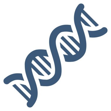 DNA sarmal vektör simgesi