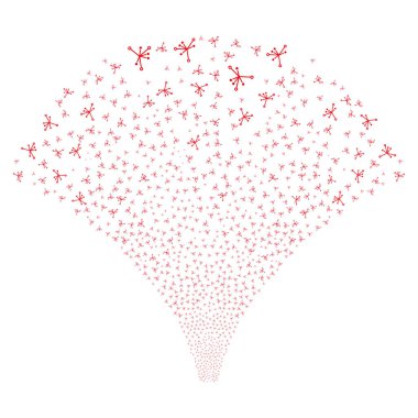 Kaynak akışı büyük patlama simgeleri