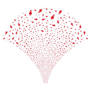 Kaynak akışı uzay roketi simgeleri