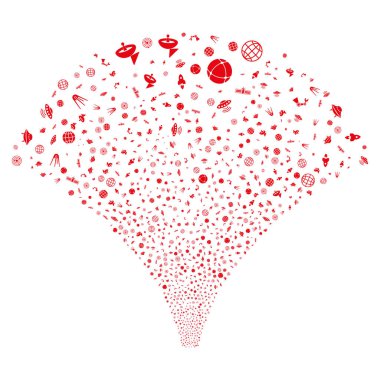 Kaynak akışı alan teknoloji simgeleri simgeleri