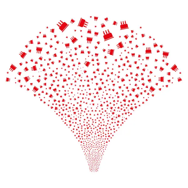 Kaynak akışı doğum günü pastası simgeleri