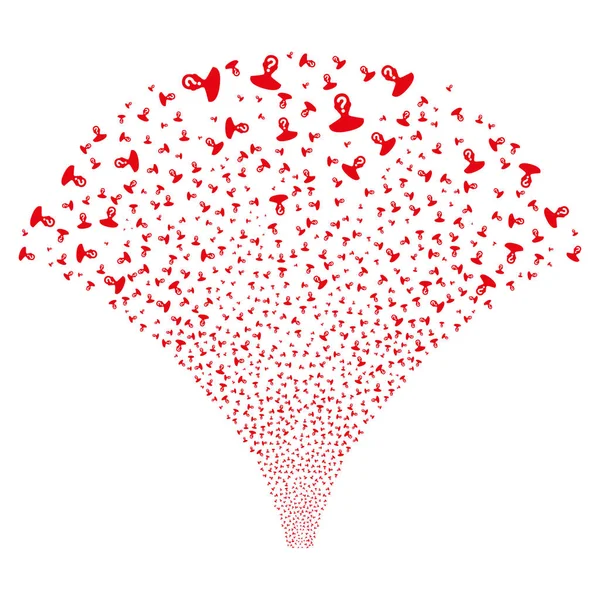 Kaynağı bilinmeyen kişi akışı simgeleri