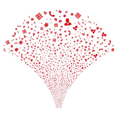 Kaynak akışı çağrı merkezi simgeleri simgeleri